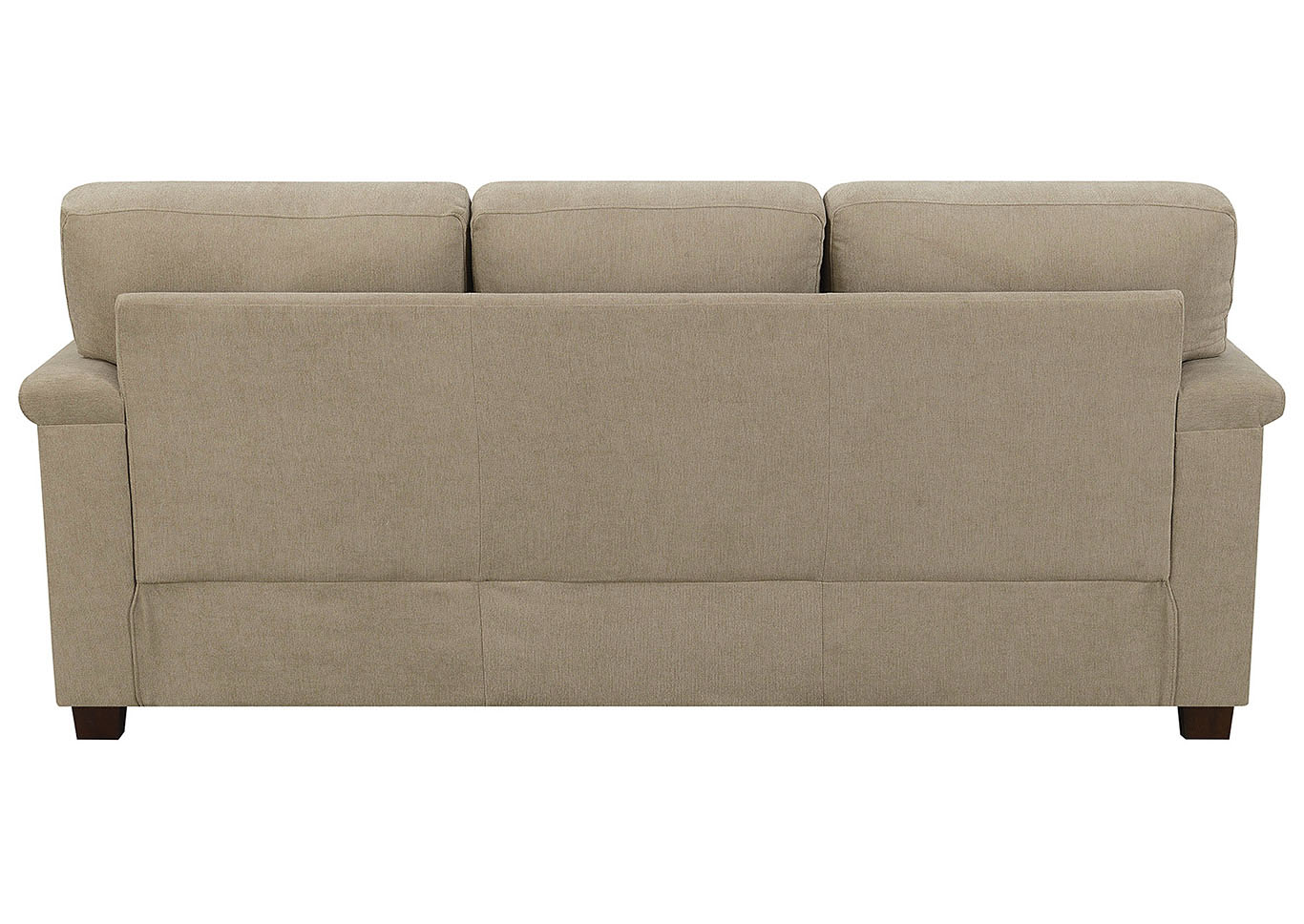 Alexandra Beige Stationary Sofa,Taba Home Furnishings